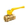Кран латунный шаровой газовый 11Б27п DN40 PN40 рычаг муфта-муфта БАЗ Standart купить в Волгограде | "Проконсим"