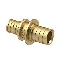 Муфты латунные для PEX-PEX труб DN 20-40 PN 16 переходные под надвижную гильзу РосТурПласт купить в Волгограде | "Проконсим"