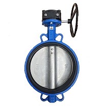Затворы поворотные дисковые DN 200-300 PN 16(10) межфланцевые диск из нержавеющей стали с редуктором купить в Волгограде | "Проконсим"