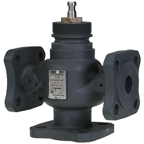 Клапан чугунный регулирующий DN 15 PN 16 под привод 2,5kv фланцевый до 150гр. РИДАН VF-3R 065Z3354R2 купить в Волгограде | "Проконсим"