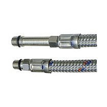 Гибкая подводка для смесителя с оплеткой из нержавеющей стали М10х1-G1/2(комплект) купить в Волгограде | "Проконсим"