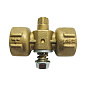 Кран латунный шаровой 11Б18бк(у)2 DN 15 PN 16 под манометр G1/2''хG1/2'' без контрольного фланца муфта-муфта без рычага Пензапромарматура купить в Волгограде | "Проконсим"