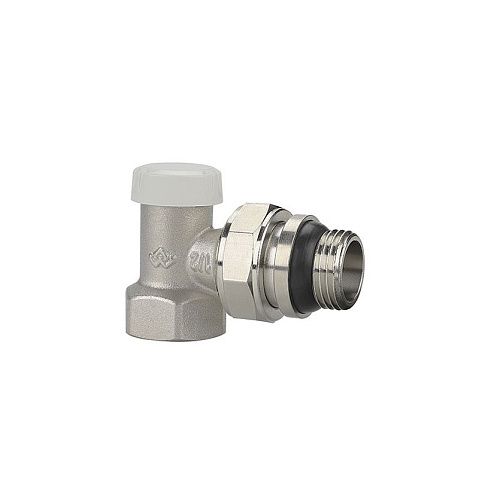 Клапан радиаторный VARMEGA VM10211 DN15 PN10 угловой настроечный G-1/2'' с уплотнением муфта-штуцер купить в Волгограде | "Проконсим"
