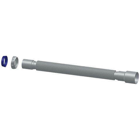 Труба гофрированная Unicorn D125, 40х50 гибкий отвод, 1 1/2'' х40 с уплотнительным кольцом, 1200мм купить в Волгограде | "Проконсим"