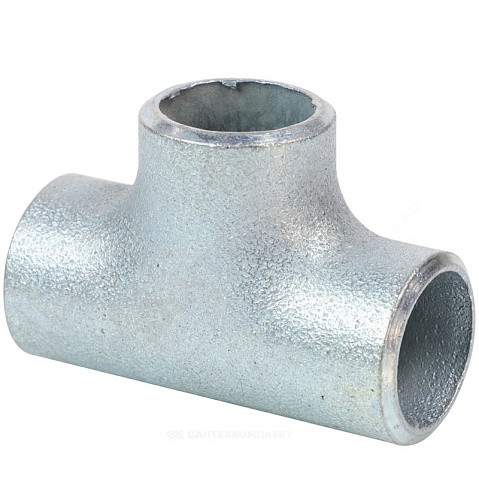 Тройник стальной Дн 219,1х8,0-114,3х6,3 (DN 200-100) переходной оцинкованный 1 исполнение ГОСТ 17376-2001 купить в Волгограде | "Проконсим"