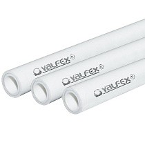 Трубы ПП SDR 6 DN 20-75 PN 25 армированные алюминием внутри белые Valfex купить в Волгограде | "Проконсим"