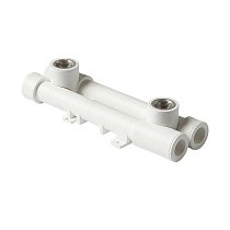 Комплект универсальный настенный ПП 20-1/2'' PN 25 с внутренней резьбой белый Pro Aqua PA60008 купить в Волгограде | "Проконсим"