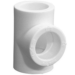 Акция! Тройник переходной ПП 32-20-32 PN 25 белый PlasticPro  (251440116) со склада Проконсим в Волгограде