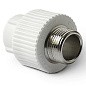 Муфта комбинированная ПП 25-1/2'' PN 25 с наружной резьбой белая Pro Aqua PA23012P купить в Волгограде | "Проконсим"