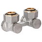 Узел нижнего подключения MVI TR.420.0505 DN 20 PN 10 угловой двухтрубный вентильного типа 20-3/4'' под евроконус, муфта купить в Волгограде | "Проконсим"