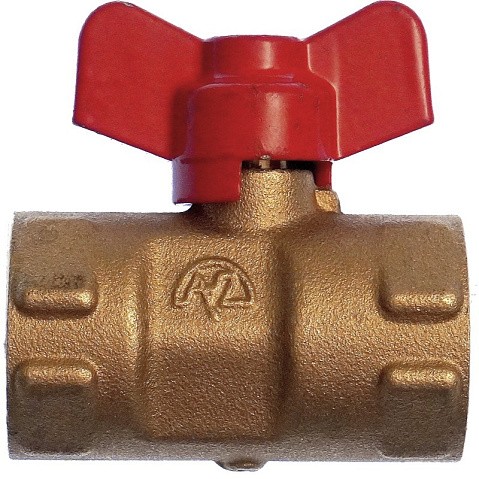 Кран латунный шаровой 11Б27п(М)2 DN 15 PN 16 трёхходовой под манометр G1/2''хG1/2'' муфта-муфта бабочка Пензапромарматура купить в Волгограде | "Проконсим"
