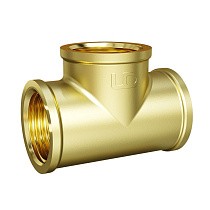 Тройники латунные DN 15-50 PN 40 муфта-муфта-муфта LD Pride купить в Волгограде | "Проконсим"