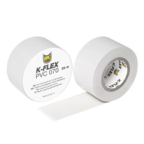 Лента теплоизоляционная K-FLEX PVC AT 070, DN 25, L = 25м, Tmax = 125гр. белый купить в Волгограде | "Проконсим"