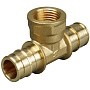 Тройник латунный для PEX-PEX труб 16-1/2''-16 PN 10 OP под надвижную гильзу с внутренней резьбой ONE PLUS купить в Волгограде | "Проконсим"