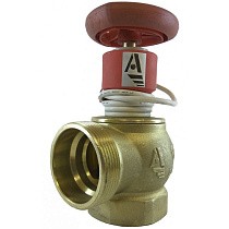Клапан пожарный латунный угловой 90гр. DN 50-65 PN 16 КПЛМ муфта-штуцер с датчиком ДППК Апогей купить в Волгограде | "Проконсим"