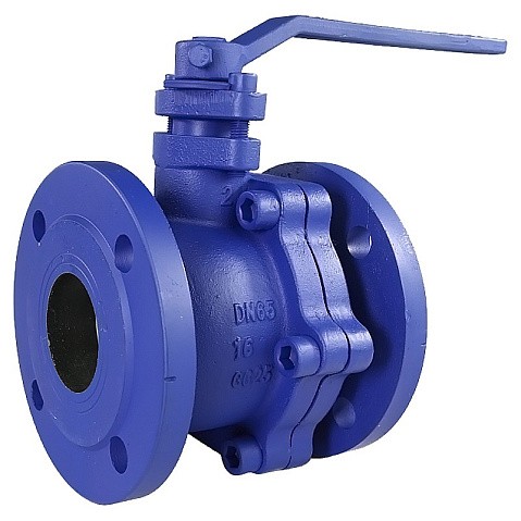 Кран шаровой полнопроходной DN 150 PN 16 чугунный фланцевый 350мм уплотнение PTFE с рукояткой РИДАН 082X4810R купить в Волгограде | "Проконсим"