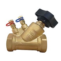 Клапаны балансировочные DN 15-50 PN 25 латунные наклонные с измерительными ниппелями GALA Тип. 1206 купить в Волгограде | "Проконсим"