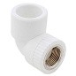 Угольник комбинированный ПП 20-1/2'' PN 25 с внутренней резьбой белый РТП 10790 купить в Волгограде | "Проконсим"