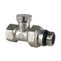 Клапан для радиаторов VALFEX VF.020.NN, PN-10, прямой с дополнительным уплотнением, настроечный купить в Волгограде | "Проконсим"