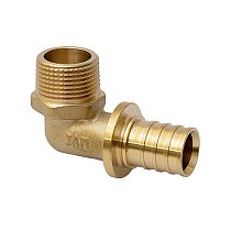 Угольники латунные для PEX-PEX труб DN 16-32 PN 16 под надвижную гильзу MVI SF.432 купить в Волгограде | "Проконсим"