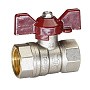 Кран латунный шаровой Temper 88.В-В.34.Б DN 20 PN 40 бабочка муфта-муфта купить в Волгограде | "Проконсим"